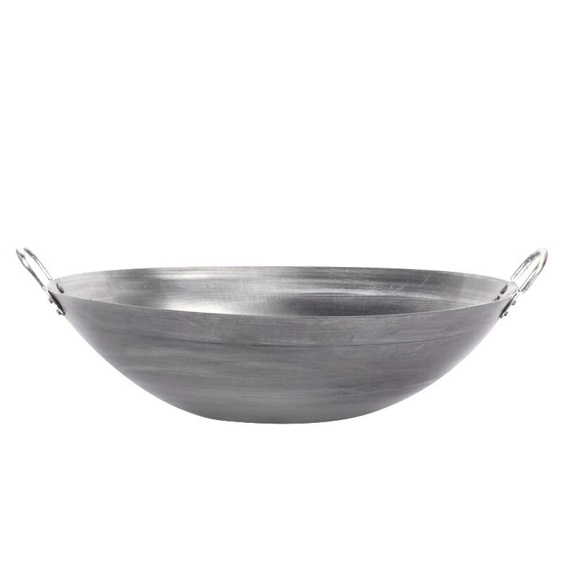 Yimeide PG52 Commercial Seasoned Iron Wok with Double Handles