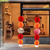 Mid-Autumn Festival Honeycomb Ball Pillar for National Day Mall Decor