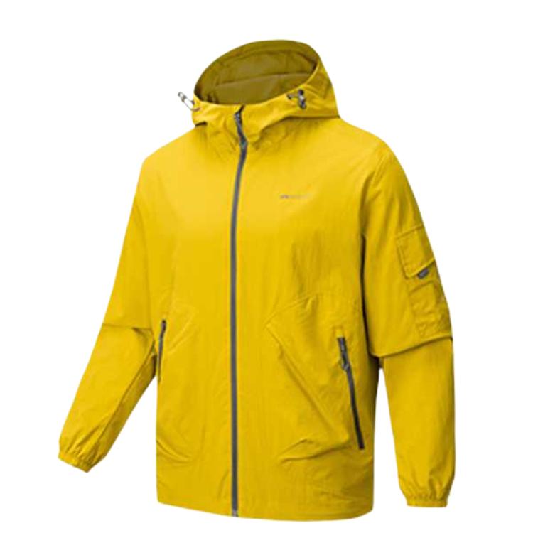 

Anta Серія Outdoor Однотонна Ультра вільна Водонепроникна куртка з капюшоном Унісекс Куртки Метелик-Жовтий 172616604-1 3XL