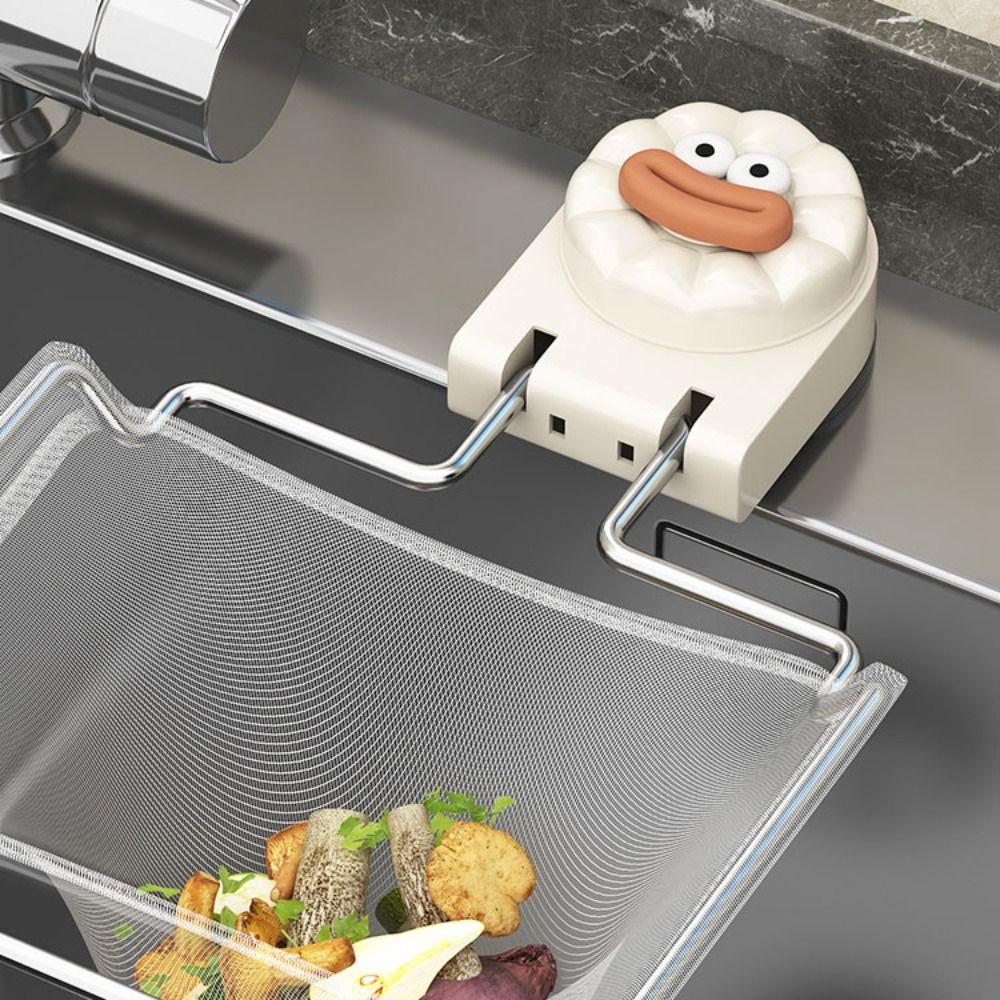 Strong Load-bearing Sink Strainer Basket Folded Design Garbage Drain Rack  Leftovers