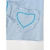 Spring and Autumn Women's Plus Size Shirt Fashion Casual Clash of Colours Checkered Shirt