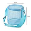 New children's mesh shell storage bag, beach three-dimensional circular sand bucket, toy sorting and collection bag