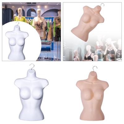 Hanging Form with Hook,Body Torso Women Dress Form,Swimsuit Big Chest Model Pajamas Display Stand Hollow Back Mannequin Torso