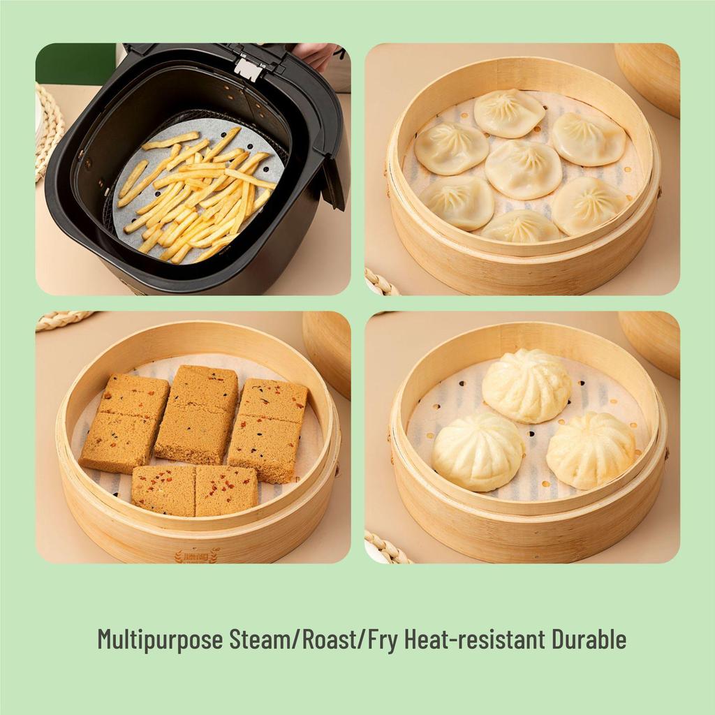 Antihaft-Einweg-Dampfgareinlagen für Xiaolongbao & Baozi