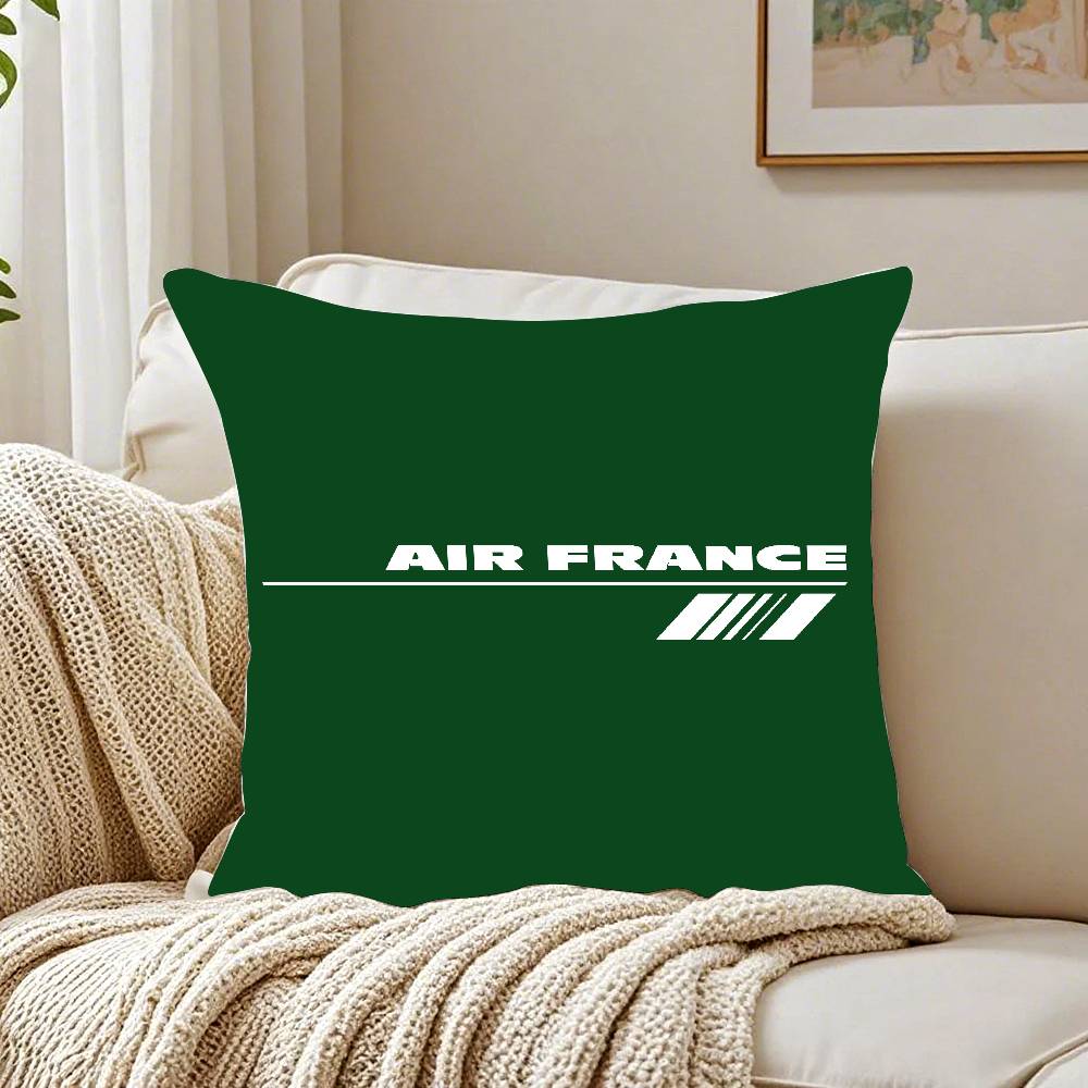 Air France Pillow Case Pattern Printed Pillowcase For Living Room Sofa Cushion Cover & Bedroom Decor