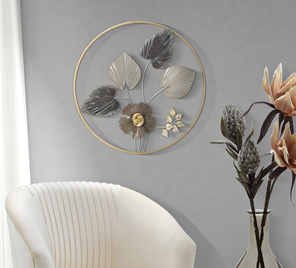 Wall Iron Panel Rod Ø 65.4X4.4 Cm