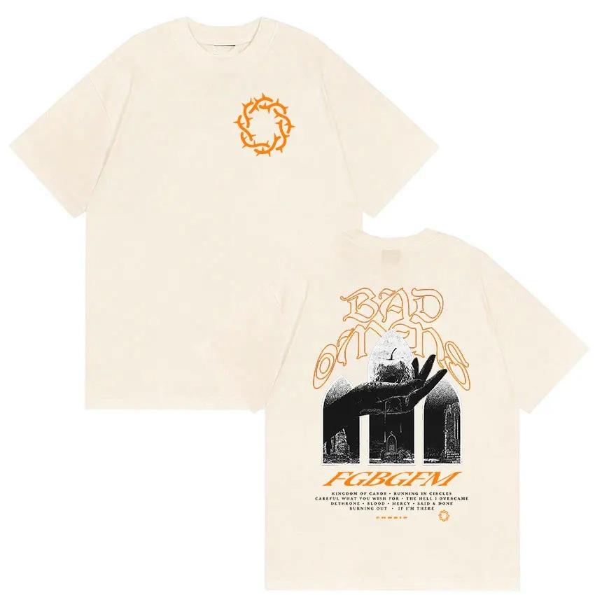 Rock Band Bad Omens Tour 2026 Graphic T Shirt Men Women Vintage High Quality Fashion T-shirts Tops Cotton Oversized T-shirt