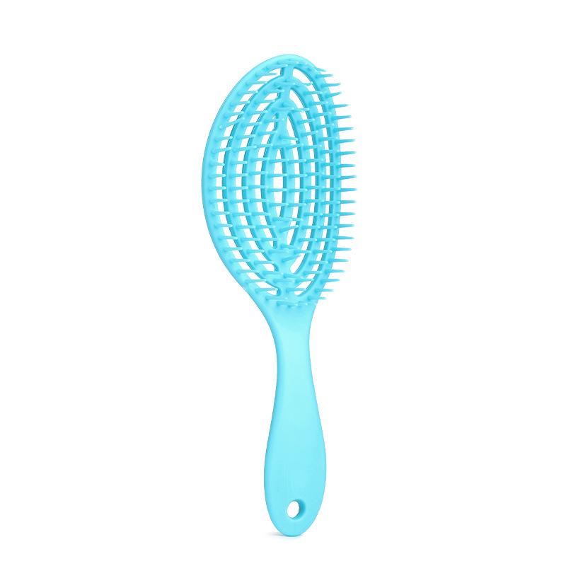 Rosa Kopfhaut-Massagekämme Haarbürste Antistatisch Nass Trocken Lockig Entwirrkamm Haarbürste Salon Haarstyling-Werkzeug für Frauen Männer Neu