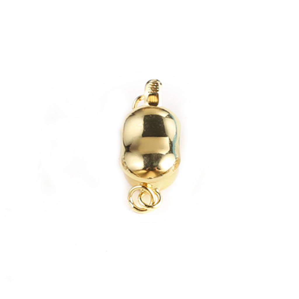 3 szt. Zapięcia w kształcie groszku na naszyjnik bransoletka mosiężna klamra haki złącze dla majsterkowiczów akcesoria do wyrobu biżuterii