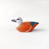 Hand-Carved Wooden Duck Ornament - Small Animal Decor for Creative Home Living Room