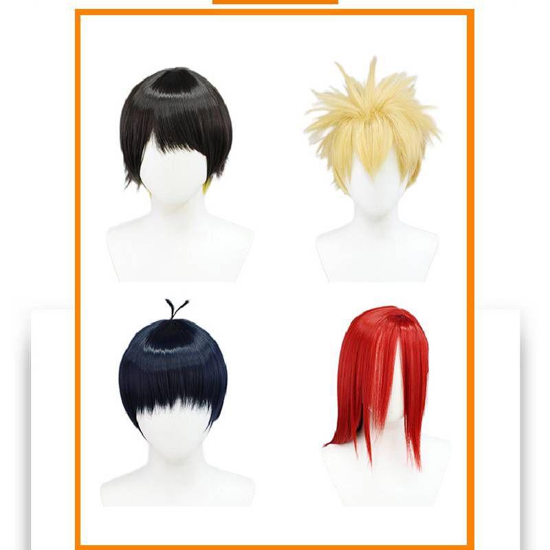 Blue Lock Cosplay Wig Heat Resistant Anime Football Character Hairpiece