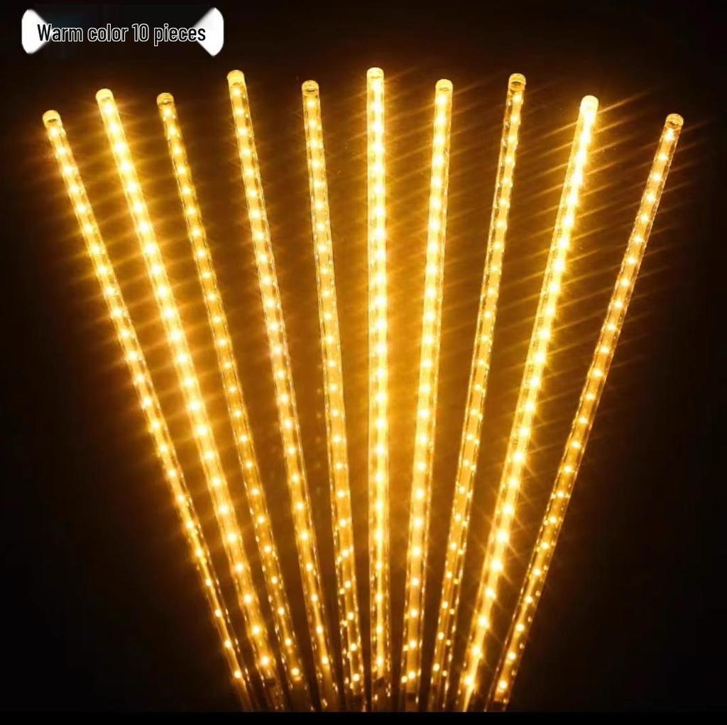 Waterproof Colorful Meteor Shower LED String Lights for Outdoor Decoration