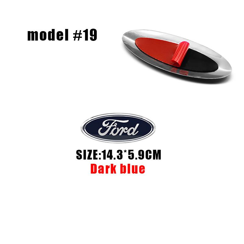 BBAG3 Ford Logo Front Grille Logo Hood Badge Emblem Auto Replacement Accessories For Focus mk2 mk3 Fiesta F150 F250 Ranger Mondeo mk4