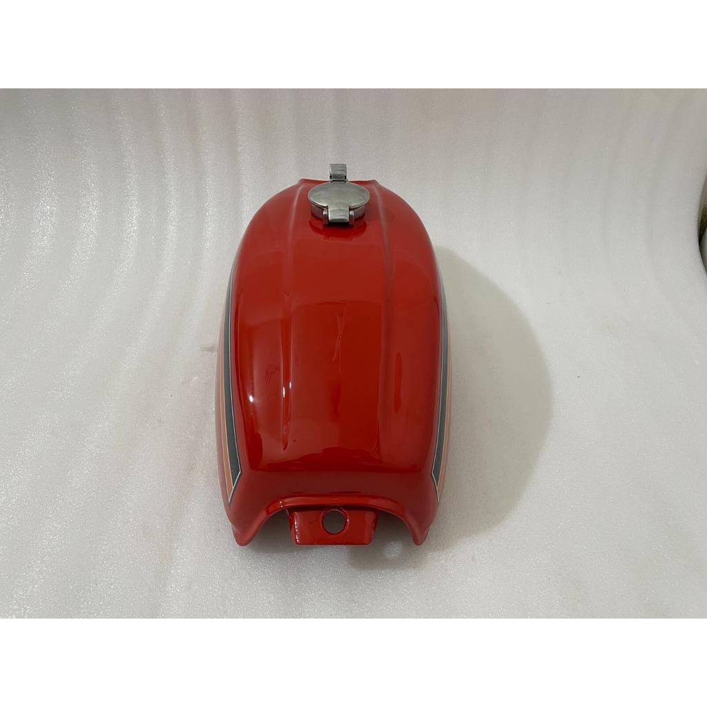 Honda CB400 CB400A 1978 Red Painted Steel Petrol Fuel Gas Tank + Cap |Fit For