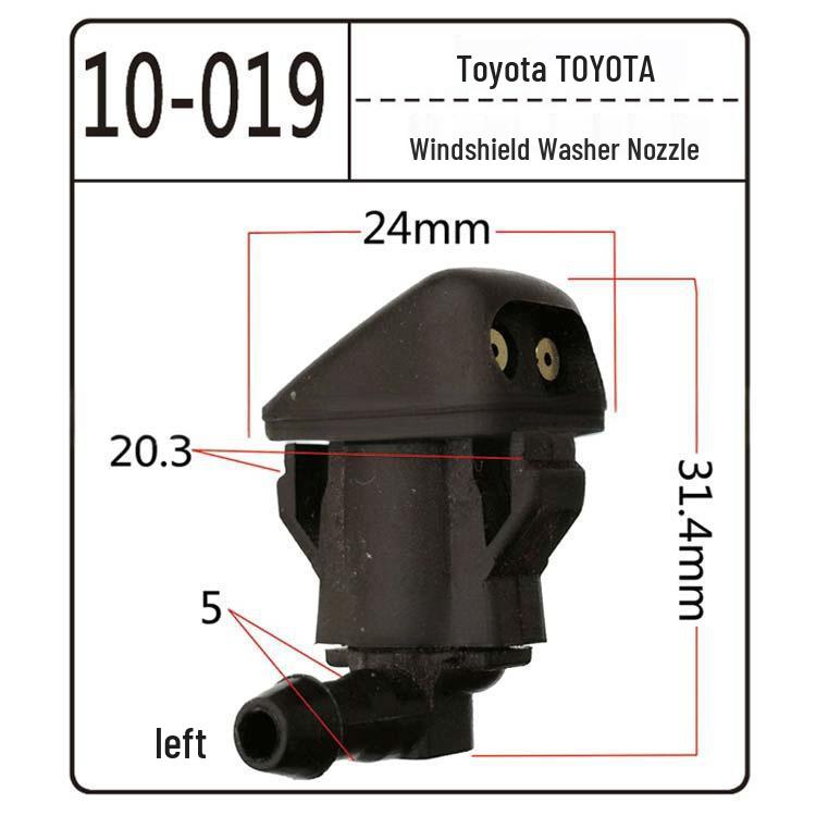 Compatible Windshield Washer Nozzle for Mercedes-Benz & Toyota