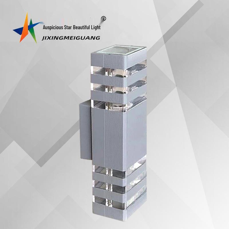 European Style LED Outdoor Wall Lamp for Garden Villa, Corridor, or Wall; GU10 & E27 Models; US Standard.