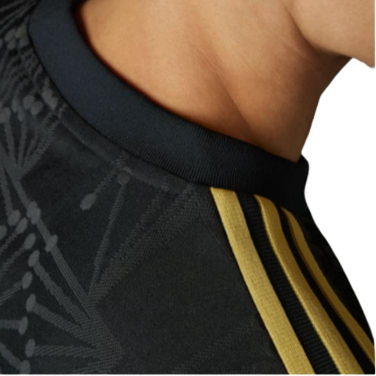 adidas Mexico Gold Jersey Black Men Tops JF2639