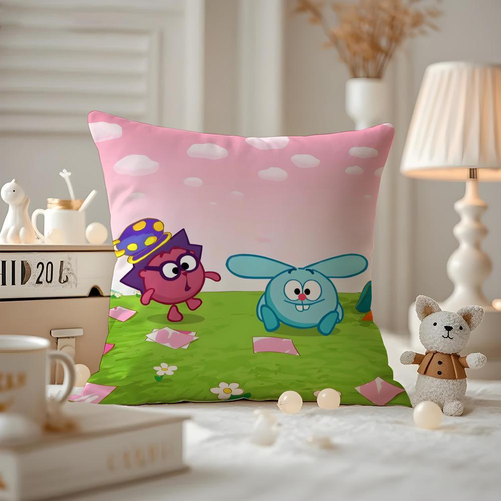 Pillow Case Pattern Printed Pillowcase For Living Room Sofa Cushion Cover & Bedroom Decor Cute K-Kikoriki A-Animation