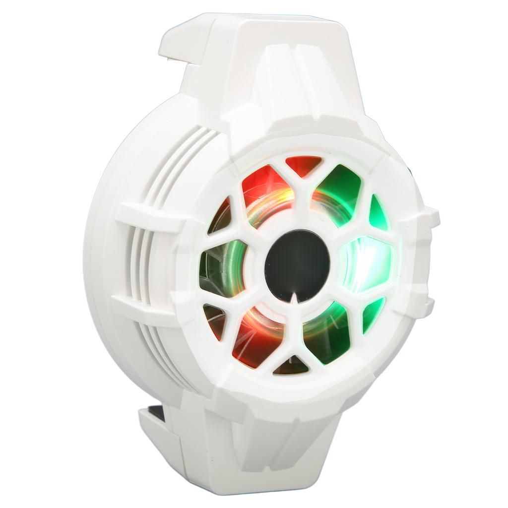 P10 Mobile Phone Semiconductor Cooler RGB Retractable Back Clip Heatsink for Live Streaming Vlogging Mobile GamingWhite