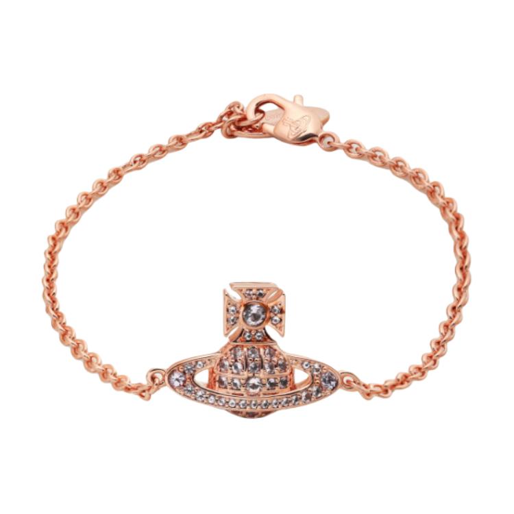 VIVIENNE WESTWOOD Unique Design Brass Bracelet Women Bracelets Pink 6102021S02G111G111