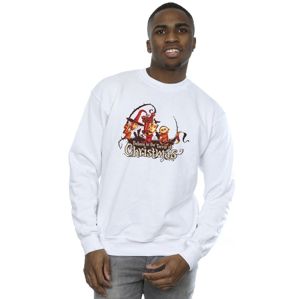 Disney Mens The Nightmare Before Christmas Christmas Terror Sweatshirt