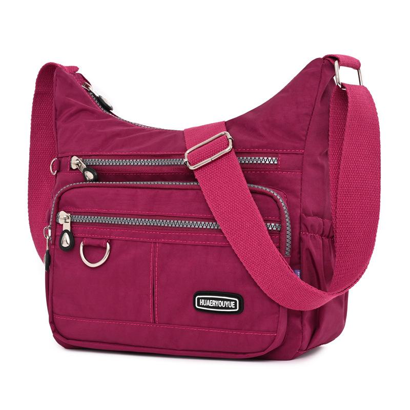 Nova bolsa feminina bolsa de ombro luz crossbody saco das senhoras saco do mensageiro náilon à prova dwaterproof água senhora bolsa sac um principal