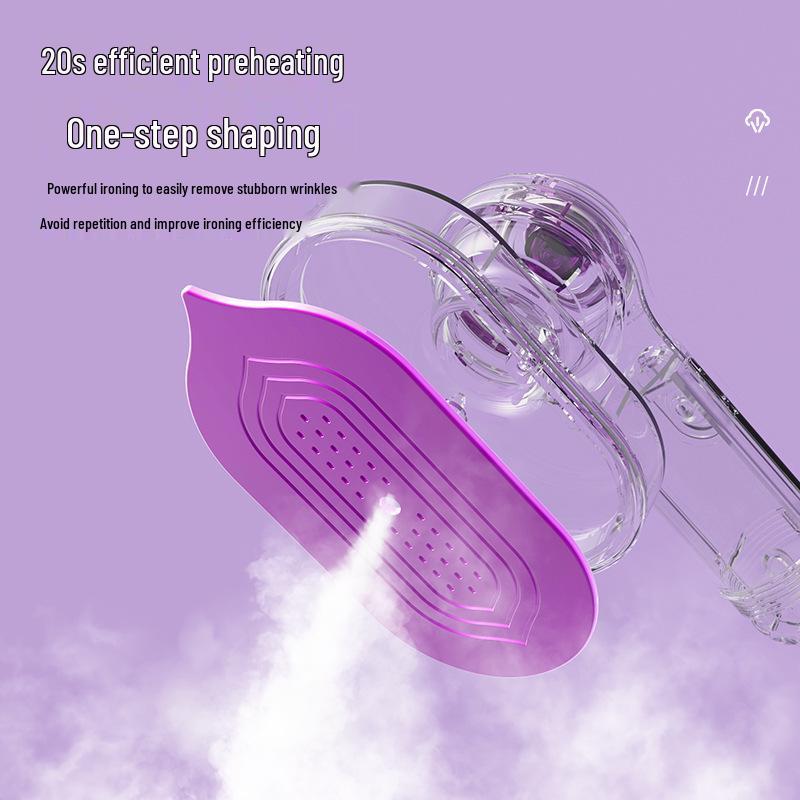 Portable Smart Dual-Stage Iron & Steamer: Foldable, Dry/Wet Ironing, Garment Steamer