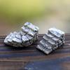 2Pcs Mini Harz Schritte Garten Miniatur Stein Treppe Straße Landschaft Ornament