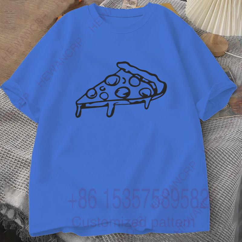 Daddy and Me Parent Child Set Mom and Me Pizza Set Tshirt Mens Tracksuit Round Neck Short Sleeves Casual Cotton Pullover
