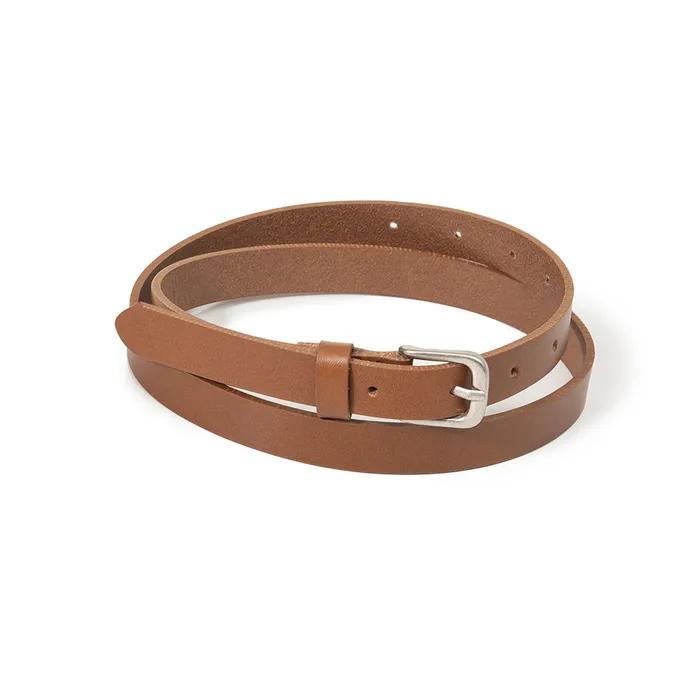 Basic Square Buckle Belt (T037_tan)