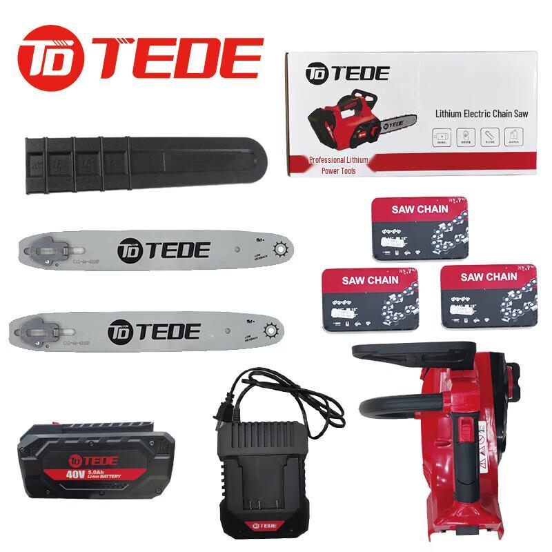 

TEDE Cordless Lithium-Ion Chainsaw CN plug (adapter included)