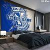 Lech Poznan Wapen Custom Naam Wandkleed Esthetische Muurhanger Bedrukte Stof Deken Decoratieve Wandkleden Voor Slaapkamer Woonkamer Huisdecoratie