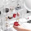 Transparante Acryl Make-up Organizer Stofdichte Opbergdoos Parfum Huidverzorging Vitrine Blind Box Figuur Organizer Plank