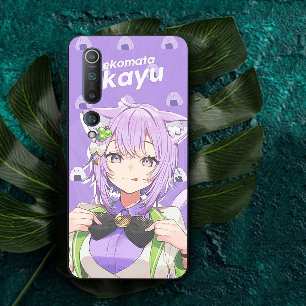 Kawaii Nekomata Okayu Phone Case For Redmi Note 4 X 5 A 6 7 8 Pro T 9 Pro 9S 10 Pro 11 Pro 11S 11Epro PocoM3pro