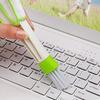 Portable Double Car Air Vent Slit Vacuum Cleaner Duster Brush for Blinds Keyboard Cleaning Brushes