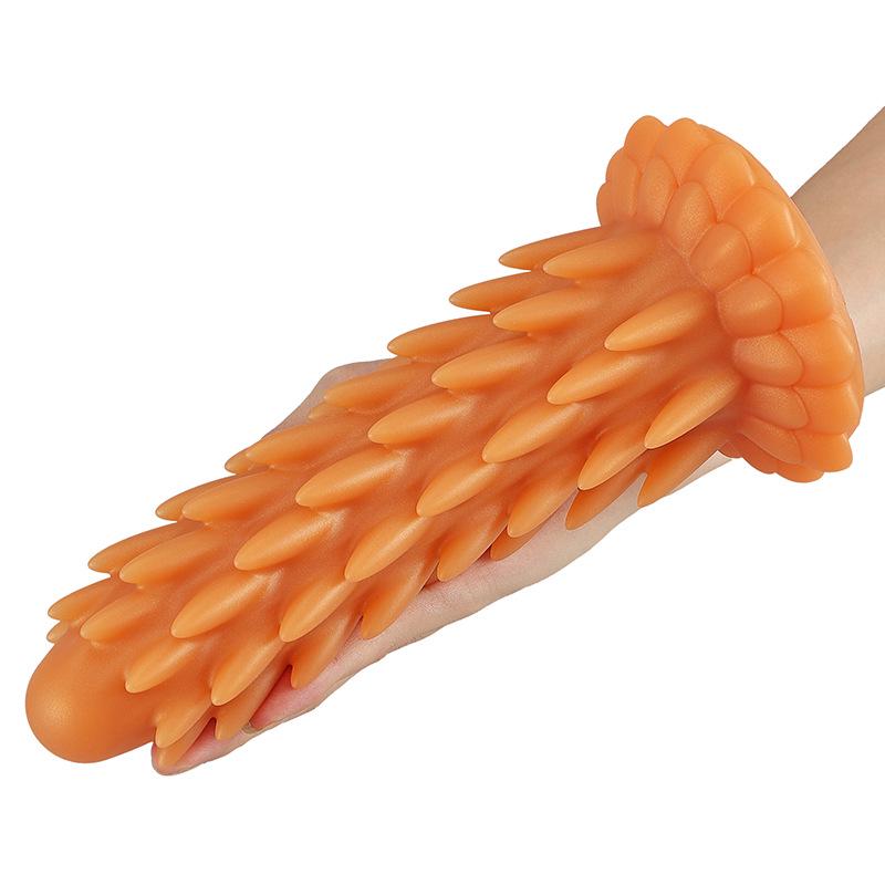 Colorful Luminous Silicone Hedgehog Anal Plug - Outdoor SM Toy for Rear Stimulation