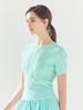 LORDLOAR Ribbed Round Knit Mint
