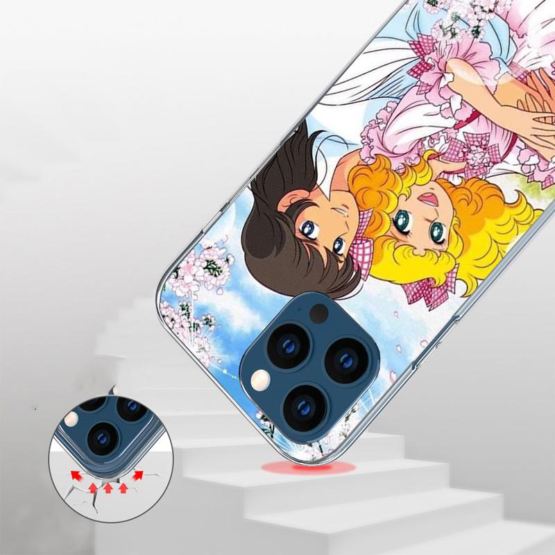 Candy 90s Anime Phone Case For iPhone 17 Air 16 Pro Max 16E 15 + 14 Plus 11 12 13 Mini 7 8 SE Gift Print Cover Fundas 17 Air 16