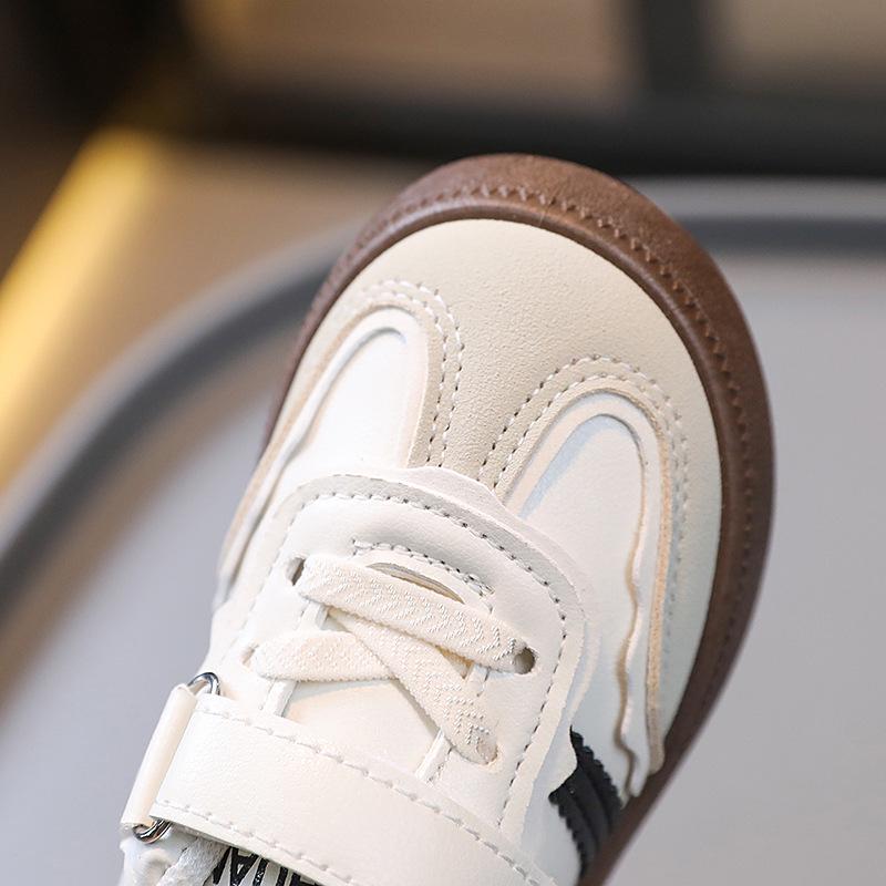 Children's German Training Sneakers - 2025 Spring/Autumn Solid Sole Velcro Sneakers for Boys & Soft Sole Forrest Gump Shoes for Baby Girls.