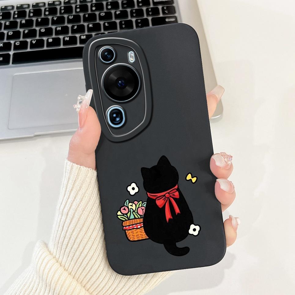 Cartoon Fashion Back Shell For Huawei P60 / P60Pro / P60Art Phone Bumper Case Soft Silicone Dragon Astronaut Funda HuaweiP60 Bag