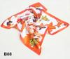 Fashionable Womens scarfs silk scarf Foulard Luxury Scarf NeckerChief  50CM designer scarf women orange butterfly B008