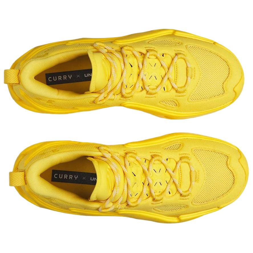 Under Armour Curry 13 Supporto Traspirante Presa Scarpe da Basket Unisex Giallo 6015002-790