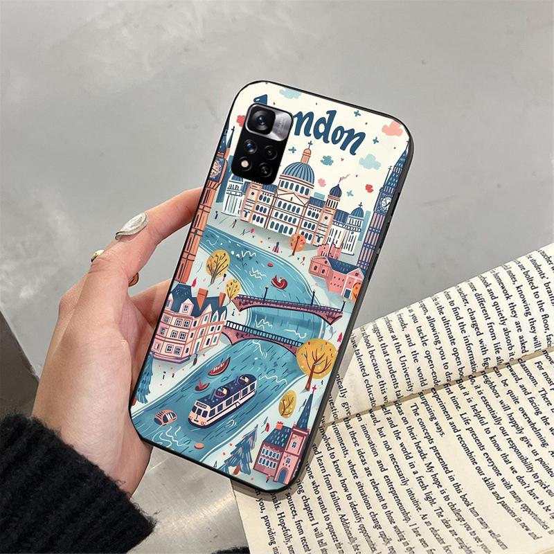 London aesthetics Funda Phone Case For Xiaomi Redmi note 14 Pro 14 13 12 11 10 Pro 14S 12S 11S Redmi 14C 13C 10
