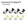 Soft Silicone Luminous USB C Anti Dust Cover Caps for IOS Type C Mobile Phone Dust Plugs Charging Port Protectors for IPhone