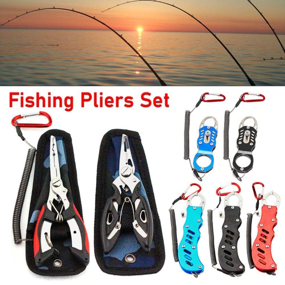 

2 шт./компл., захват для губ из нержавеющей стали, захват для рыбалки, плоскогубцы, контроллер для рыбы, зажим для рыбалки