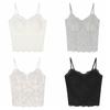 Transparent Lace Corset Fishbone Crop Tops Fashion Lace Camisole  Travel