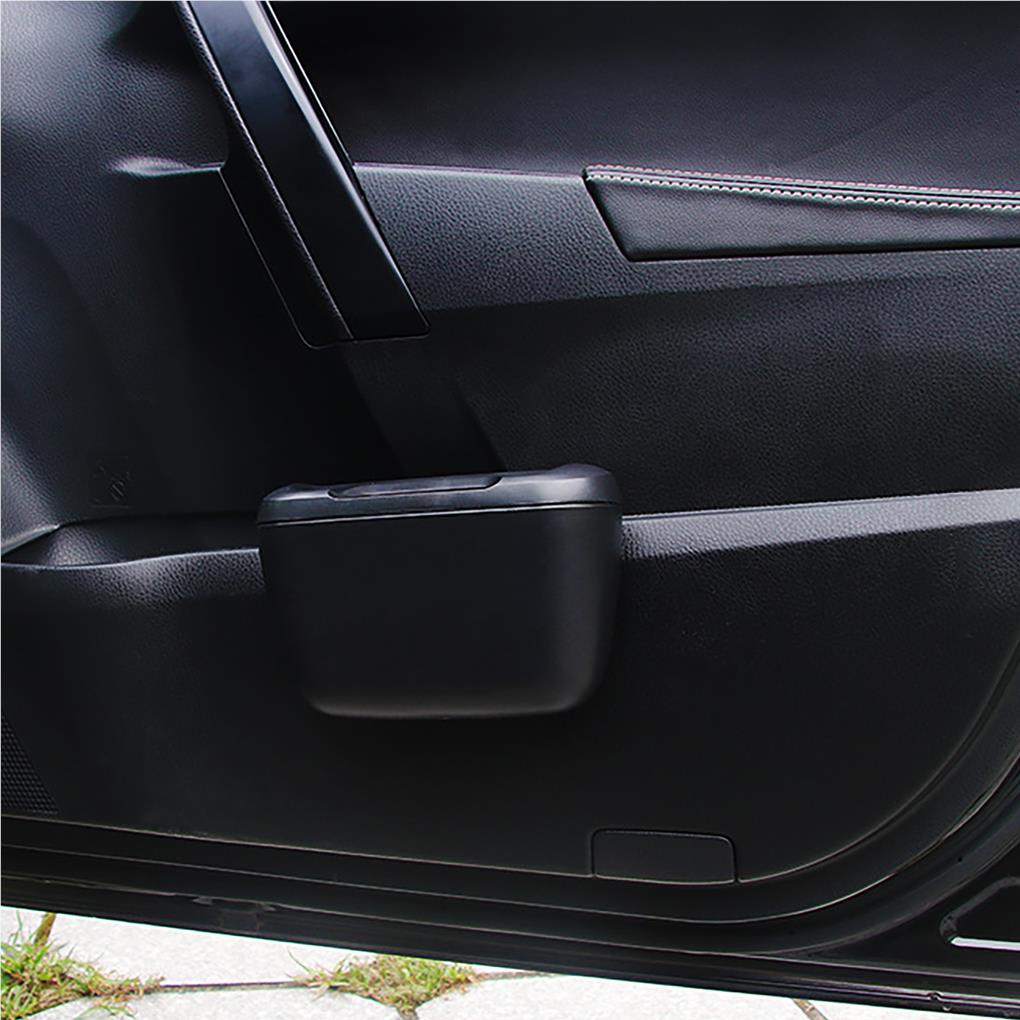 Car Trash Can Smooth Surface Multifunctional Practical Garbage Box Compact Size Waste Bag Dashboard Auto Dust Case