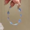 Sea Crystal Zirconia Water Drop Bracelet: Light Luxury Cool Style Jewelry for Women