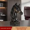 Creative Figurines horse head resin statue Living room home decor ornament entrance wine cabinet light luxury decor sculpture