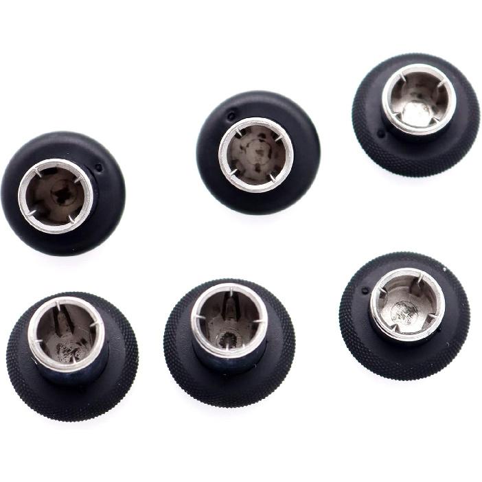 6 Pack Swap Magnetic Thumbstick Set Replacement for Xbox One Elite Controller Analog Sticks Black